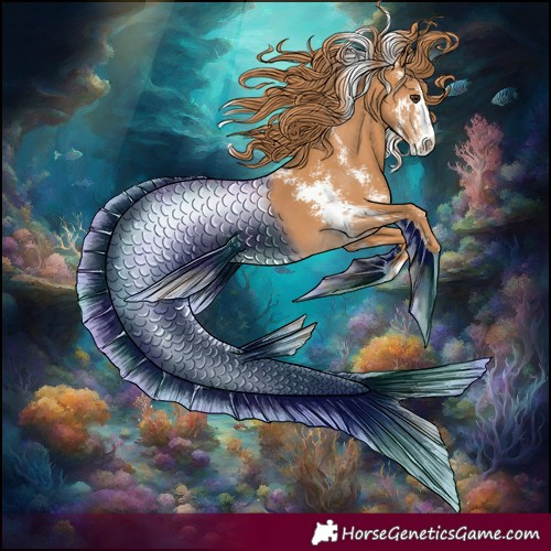 Horse Color:Chestnut Sabino