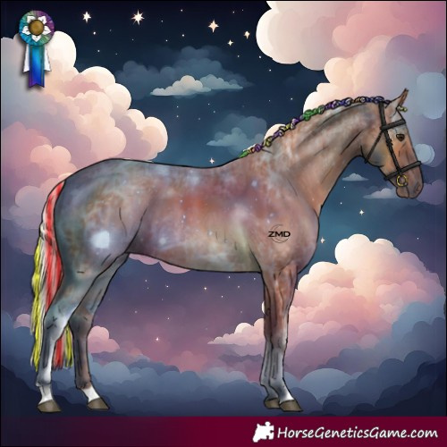 Horse Color:Painted Silver Bay Ice Tobiano