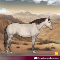 Horse Color:Amber Champagne Dun 