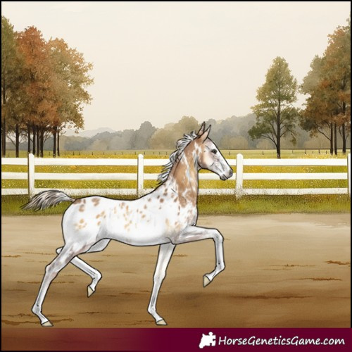 Horse Color:Gray White Spotted Palomino Onyx Sabino Appaloosa