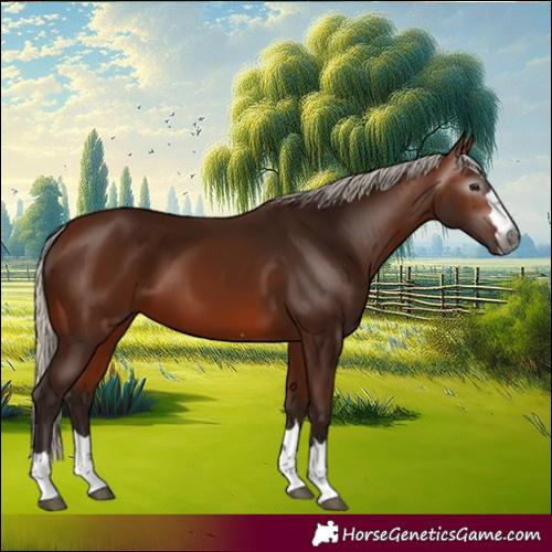 Horse Color:Gray Silver Bay