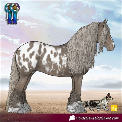 Horse Color:Silver Smoky Black Blanket