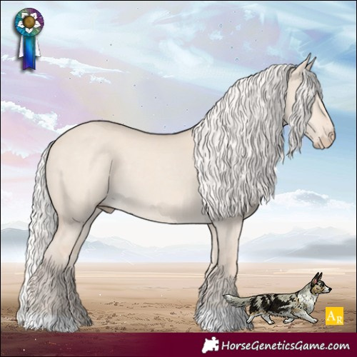 Horse Color:Silver Smoky Creme Dun