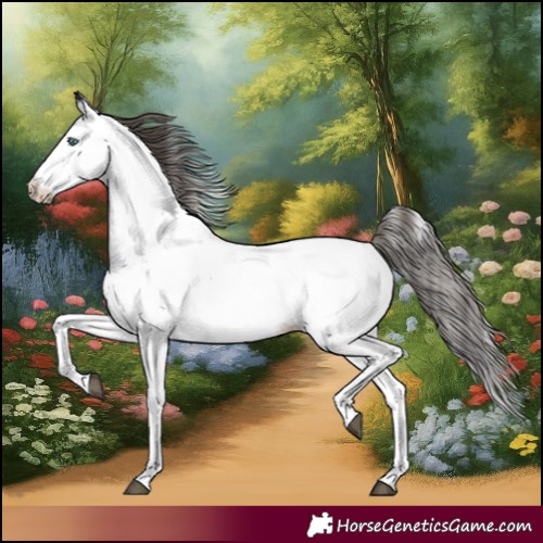 Horse Color:Black Splash Appaloosa
