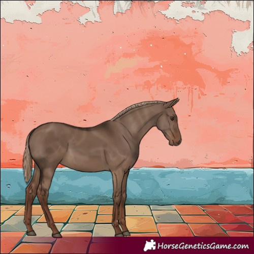 Horse Color:Liver Red Dun 