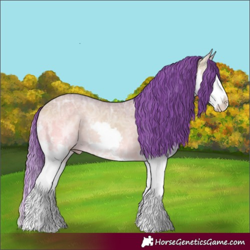 Horse Color:Watercolor Sable Cream Champagne Ice Onyx Splash 