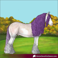 Horse Color:Watercolor Sable Cream Champagne Ice Onyx Splash 