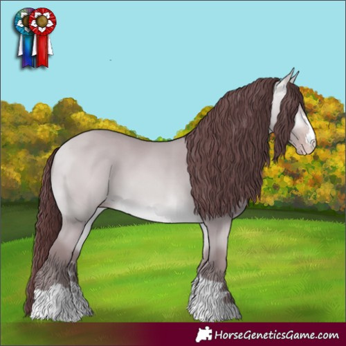 Horse Color:Chocolate Sable Cream Champagne Chinchilla Mushroom