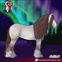 Horse Color:Chocolate Sable Cream Champagne Chinchilla Mushroom 
