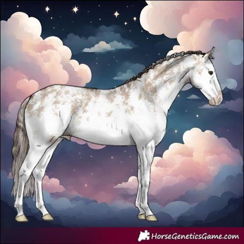 Horse Color:Liver Red Dun Sabino Splash 