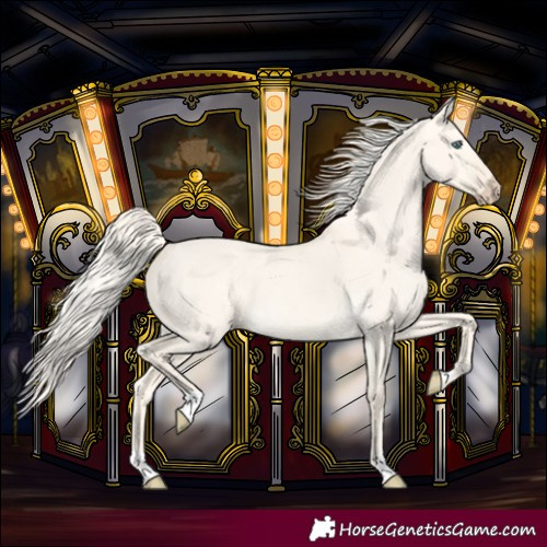 Horse Color:Cremello Dun 