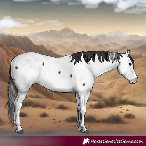 Horse Color:Brown Fewspot