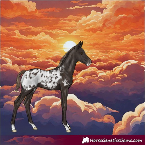 Horse Color:Liver Chestnut Sabino Appaloosa Rabicano 