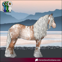 Horse Color:Powder White Gray White Spotted Gold Champagne Mushroom Snowflake Varnish 