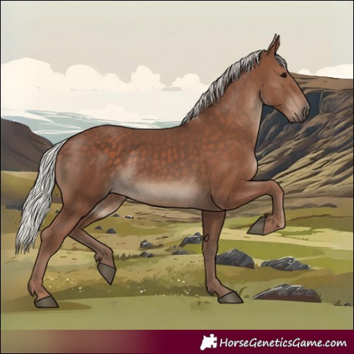 Horse Color:Silver Black 