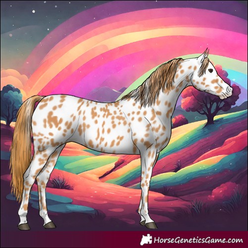 Horse Color:Chestnut Appaloosa 