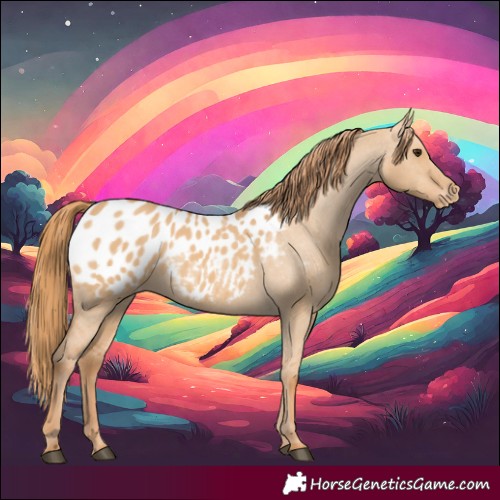 Horse Color:Red Dun Appaloosa