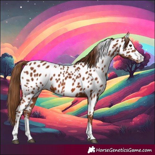 Horse Color:Chestnut Appaloosa