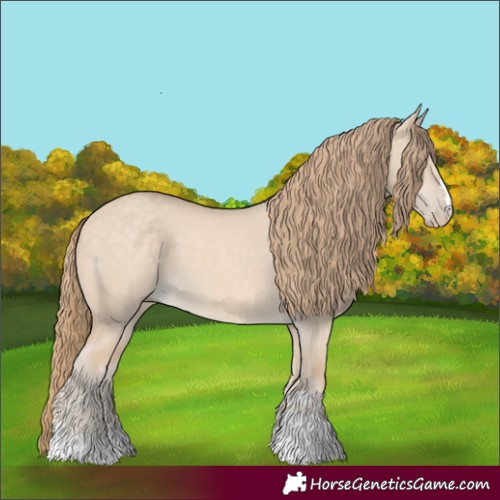 Horse Color:Perlino Dun 
