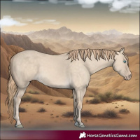 Horse Color:Perlino Dun