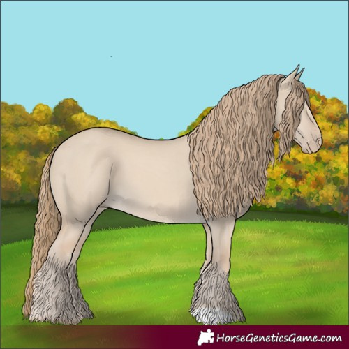 Horse Color:Smoky Creme Dun