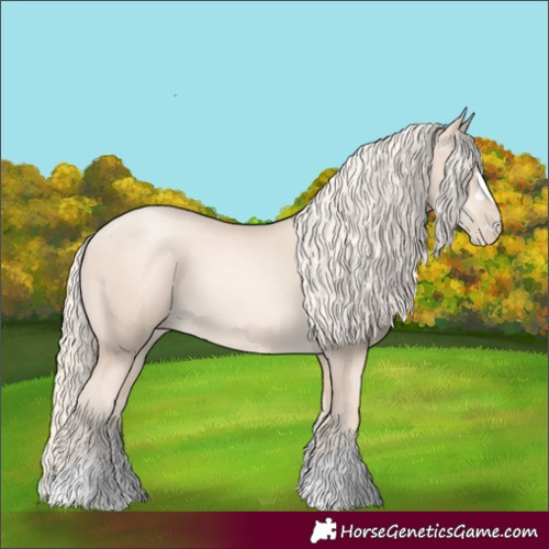 Horse Color:Gold Cream Champagne Pearl