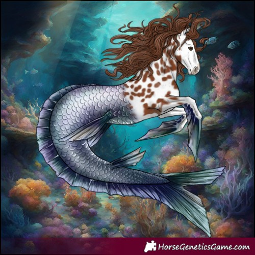 Horse Color:Chestnut Splash Near Leopard 