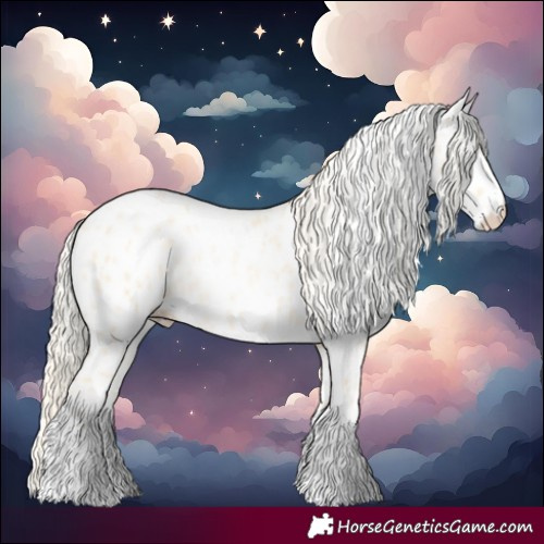 Horse Color:Palomino Pearl Dun Near Leopard