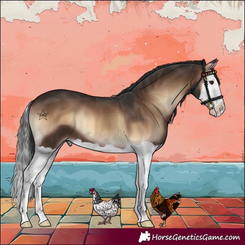 Horse Color:Liver Red Onyx Splash 