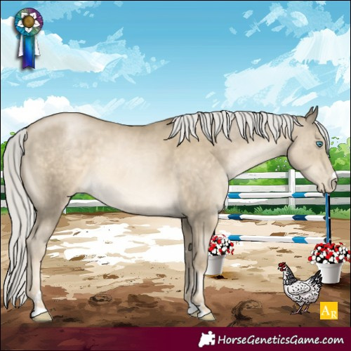 Horse Color:Silver Smoky Black Pearl 
