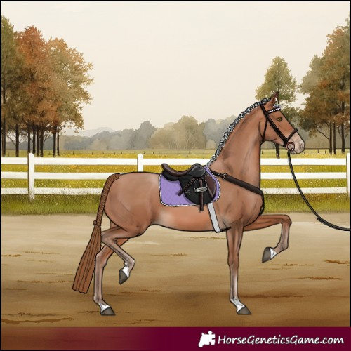 Horse Color:Brown Pearl 