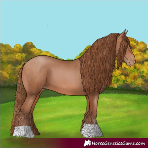 Horse Color:Brown Pearl 