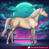 Horse Color:White Spotted Palomino 