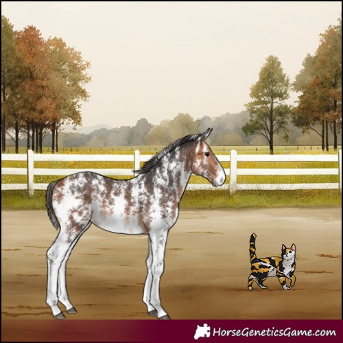 Horse Color:Bay Sabino Rabicano 