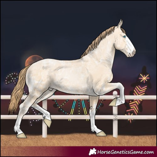 Horse Color:Buckskin Ice Pearl 