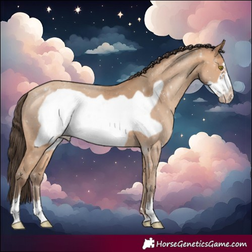 Horse Color:Amber Champagne Frame 