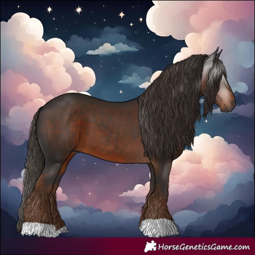Horse Color:Gray Liver Chestnut
