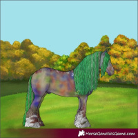 Horse Color:Painted Nacre Liver Red Dun Tobiano 