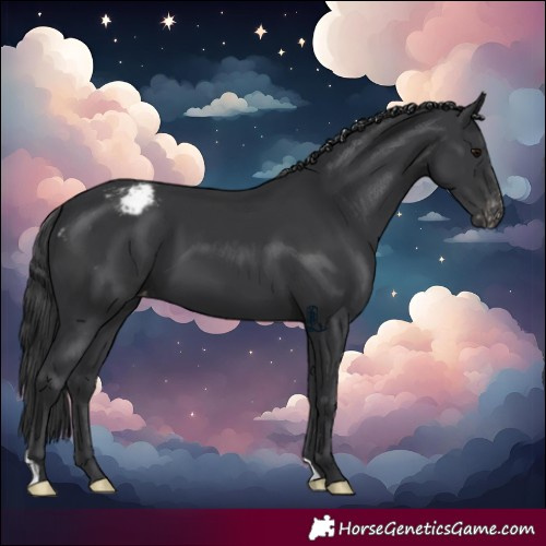 Horse Color:Black Varnish