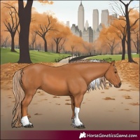 Horse Color:Chestnut Tobiano 