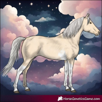 Horse Color:Silver Buckskin Dun Tobiano 