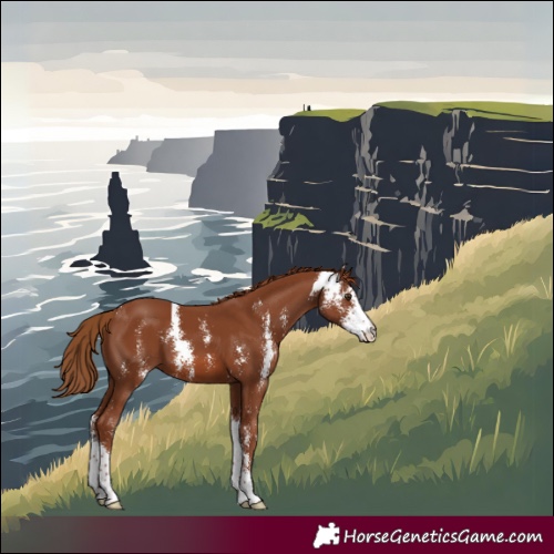 Horse Color:Chestnut Sabino 