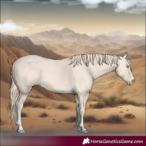 Horse Color:Perlino 