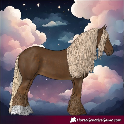 Horse Color:Chocolate Palomino 