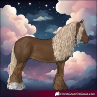 Horse Color:Chocolate Palomino 