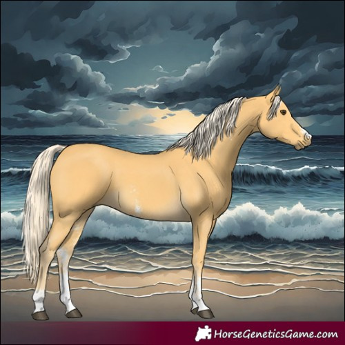 Horse Color:Palomino Sabino