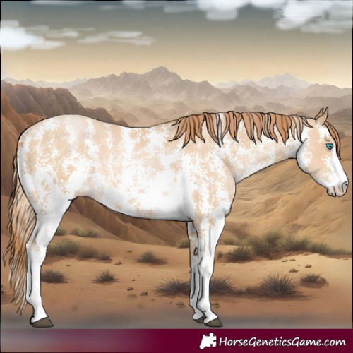 Horse Color:Buckskin Sabino 