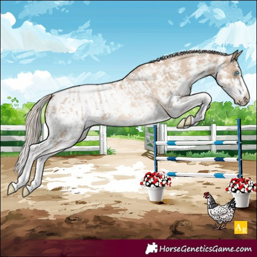 Horse Color:Chocolate Palomino Pearl Sabino Appaloosa Rabicano and Chocolate Palomino Pearl Sabino Appaloosa Rabicano