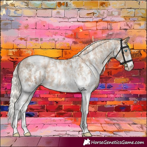 Horse Color:Chocolate Palomino Pearl Sabino Snowcap Rabicano  and Chocolate Palomino Pearl Sabino Snowcap Rabicano 