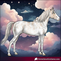 Horse Color:Chocolate Palomino Pearl Sabino Varnish Rabicano and Chocolate Palomino Pearl Sabino Varnish Rabicano